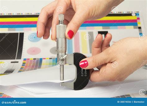 measure the thickness of a sheet of paper|paper thickness measurement tool.